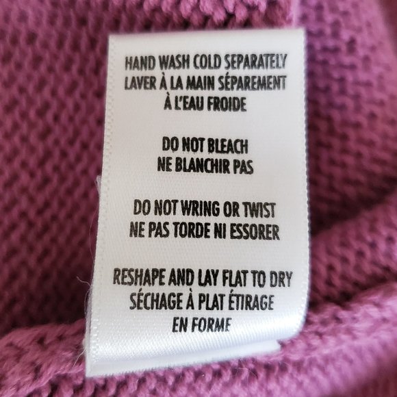 Petite Sophisticate LS Crew Neck Sweater | EUC | MP | Rose Lavender Gray Cream - Picture 16 of 16